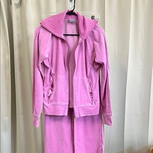 Nike’s Women's Pink Vintage Velvet Jogging suit